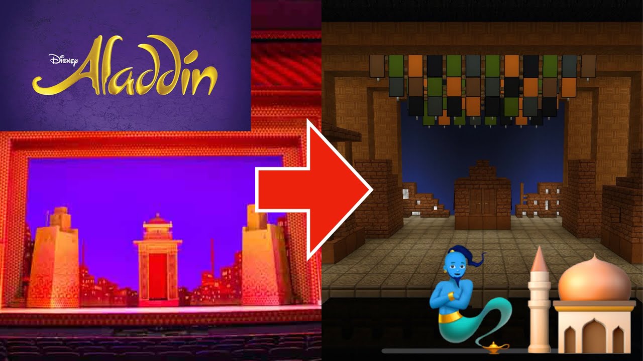 I Made The ENTIRE Aladdin Musical in Minecraft