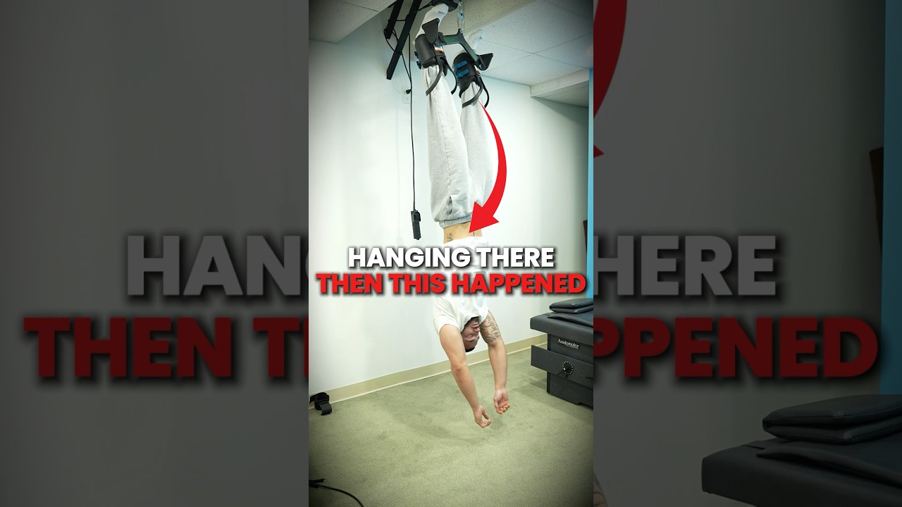 *INVERSION THERAPY* SPINAL DECOMPRESSION: RELIEVES BACK PAIN🙌