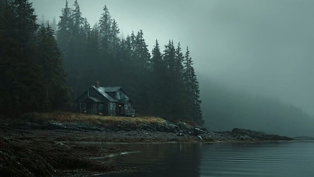 Misty Coastal Refuge 🌲 Relaxing Medieval Ambient Music (1 Hour)