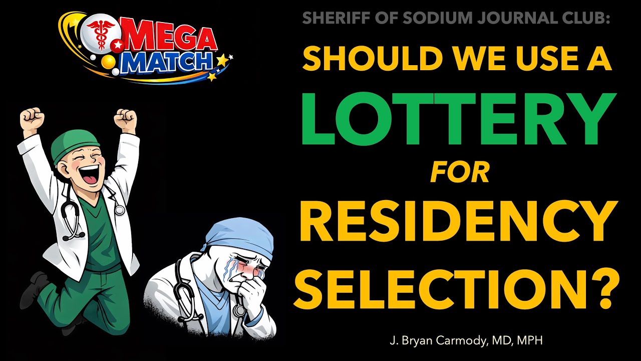 Should we use a lottery for residency selection?