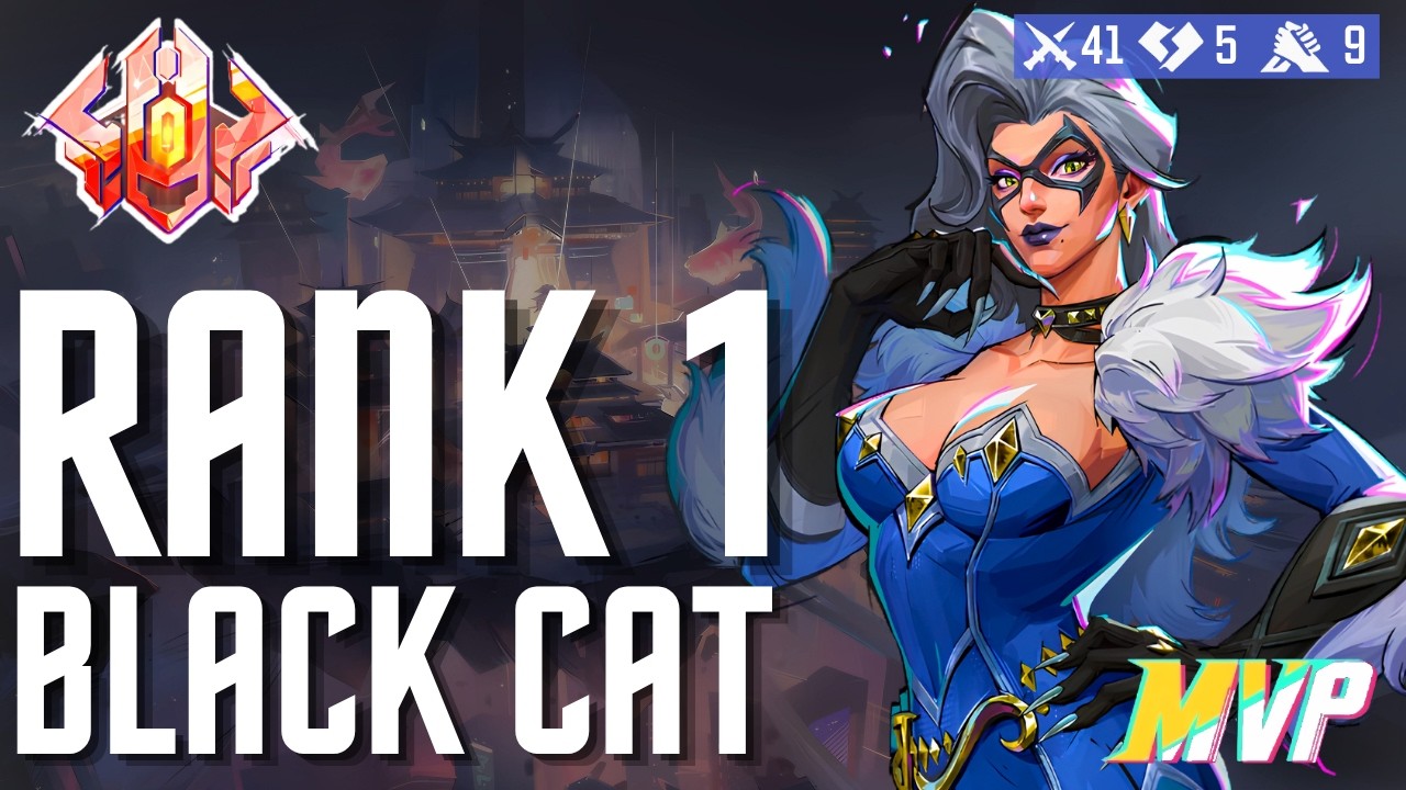 kez | Rank 1 Black Cat Gameplay | Season 8 | Marvel Rivals