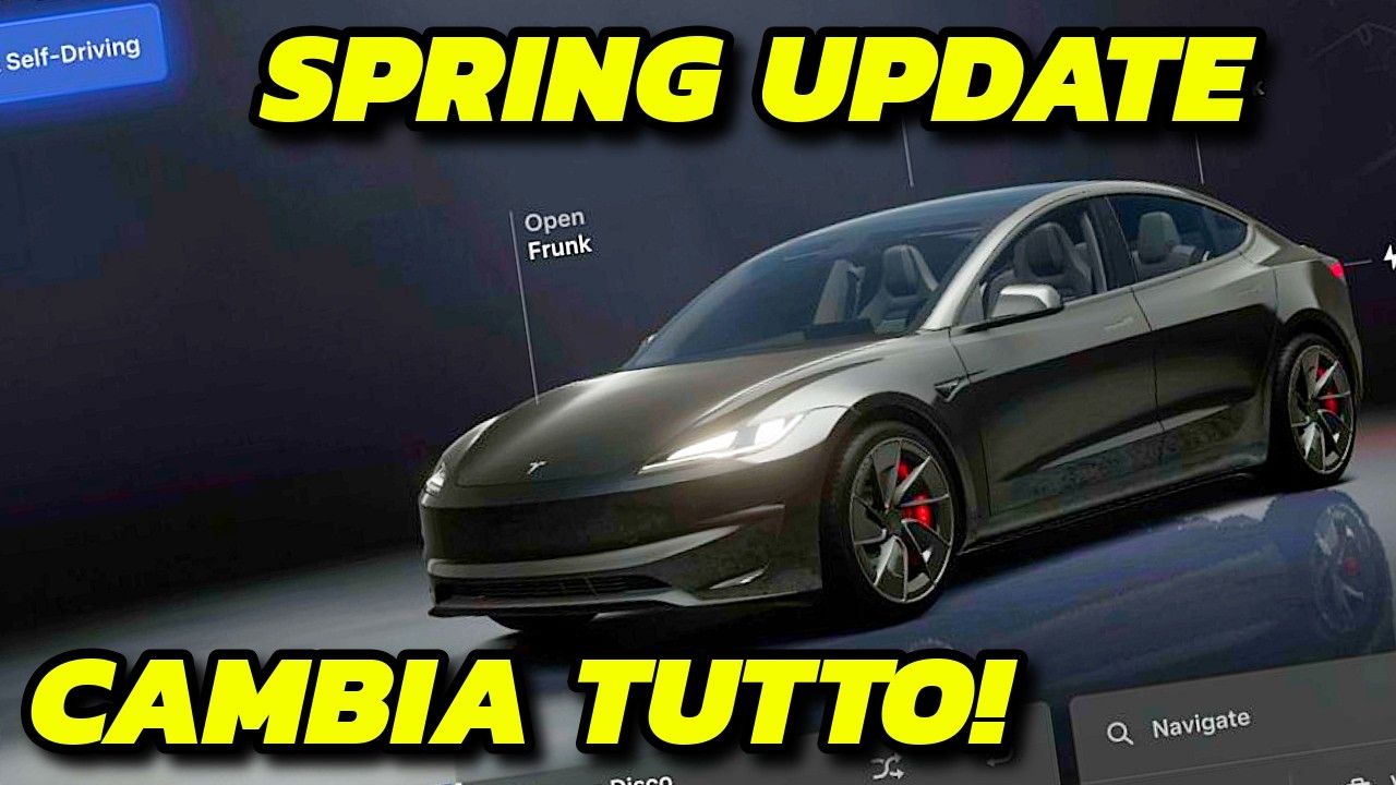 TESLA SPRING UPDATE - TUTTE le NOVITA' dell'aggiornamento di PRIMAVERA!