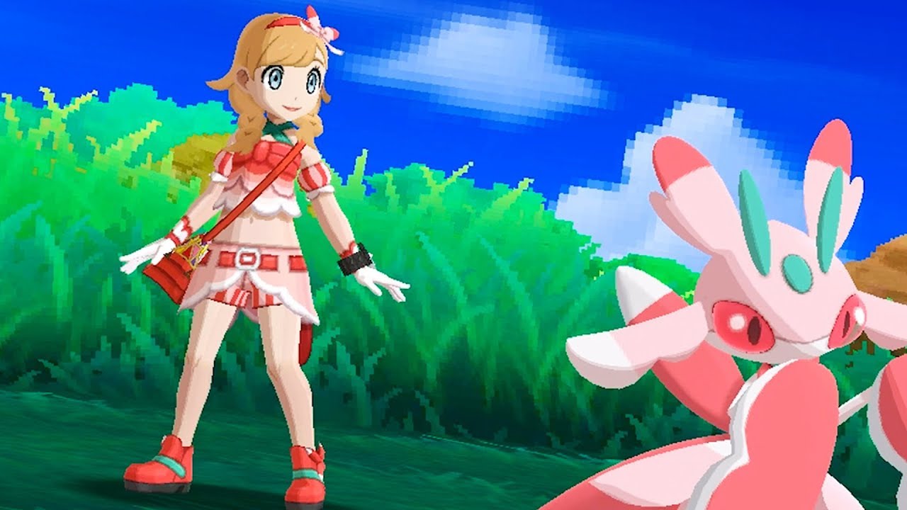 Complete Lurantis Outfit Showcase - Pokémon Ultra Sun/Moon (1080p HD)