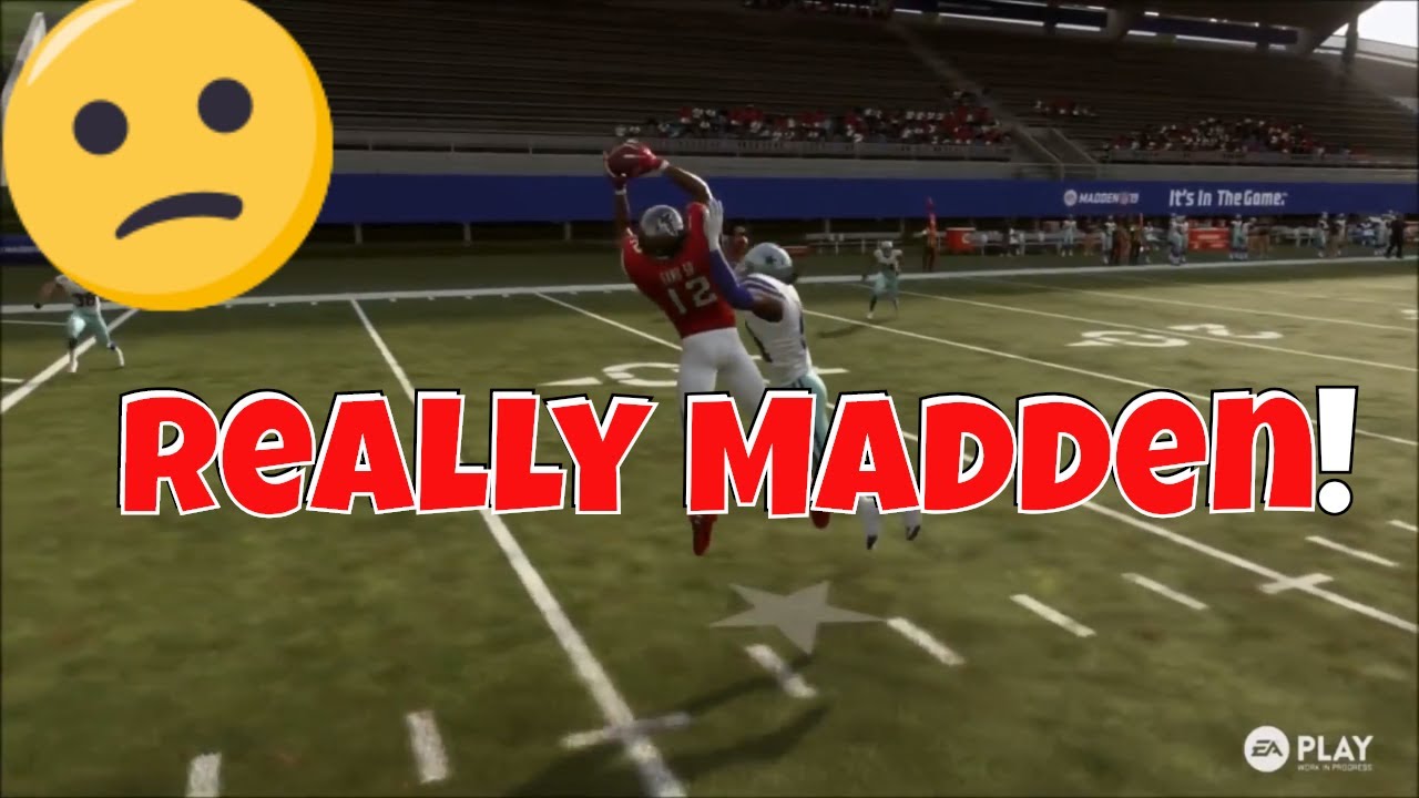 Madden 19 Aggressive Catches Are OP & Should Be Patch! New Catch Animations!