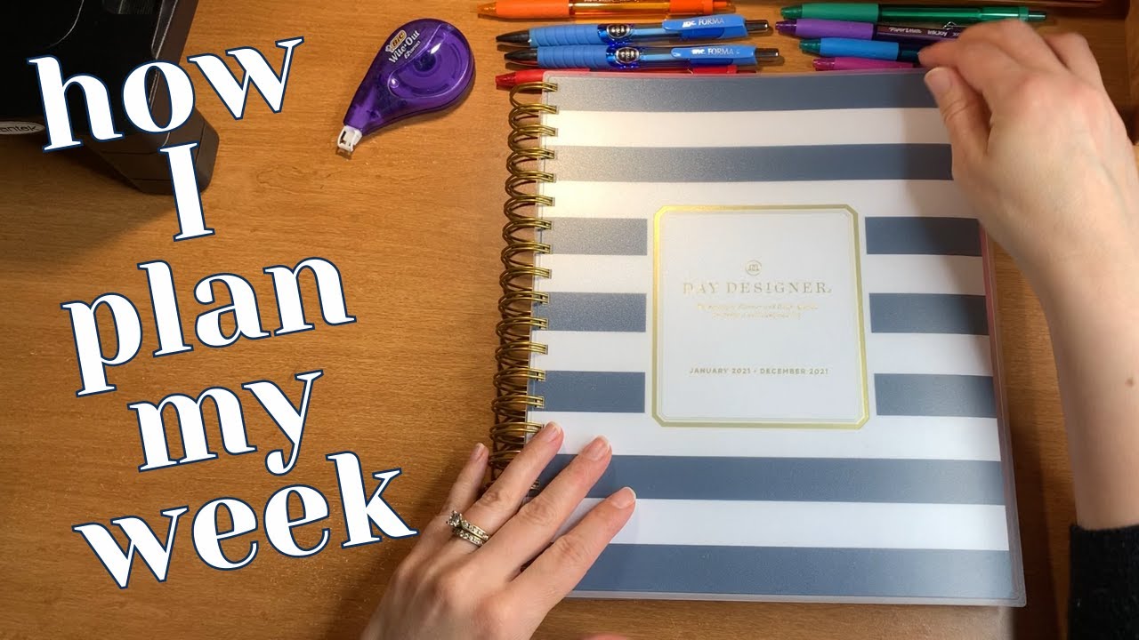 PLAN WITH ME: How I Plan My Week As a Working Mom + Tips for Planning Out YOUR Week