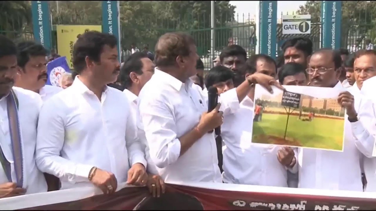 LIVE:విశాఖలో గీతం యూనివర్శిటీకి ప్రభుత్వం కట్టబెట్టాలని చూస్తున్న 54.79ఎకరాల ప్రభుత్వ భూమిని పరిశీలన