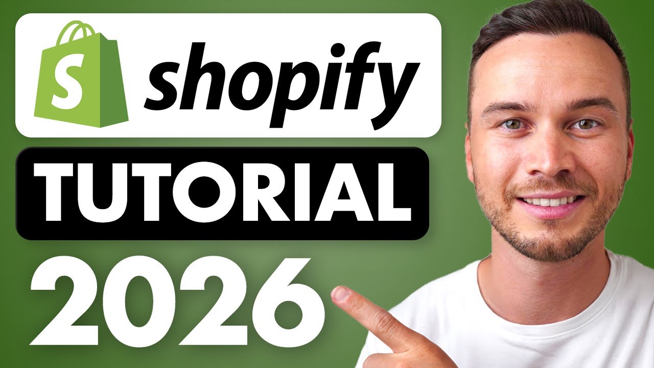 Tutorial Shopify per Principianti 2026 – Guida Completa alla Configurazione del Negozio