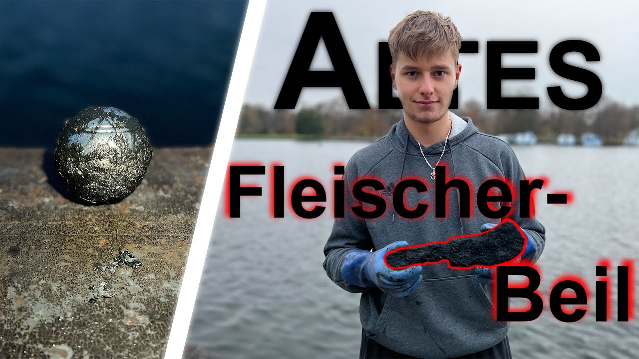 Ein altes FLEISCHERBEIL beim Magnetfischen gefunden!