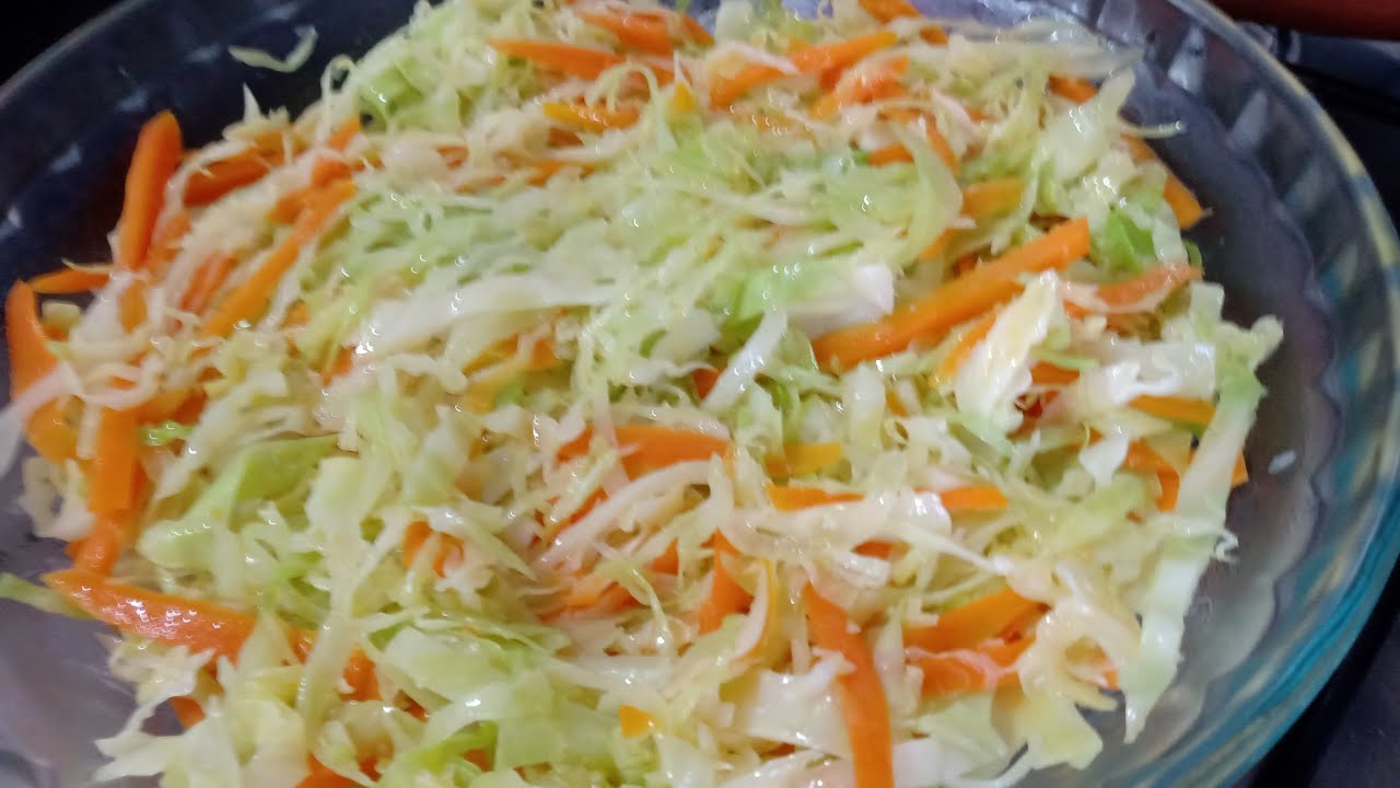 SALADA DE REPOLHO COM CENOURA MUITO PRÁTICA E MUITO SABOROSA!🥰🥰