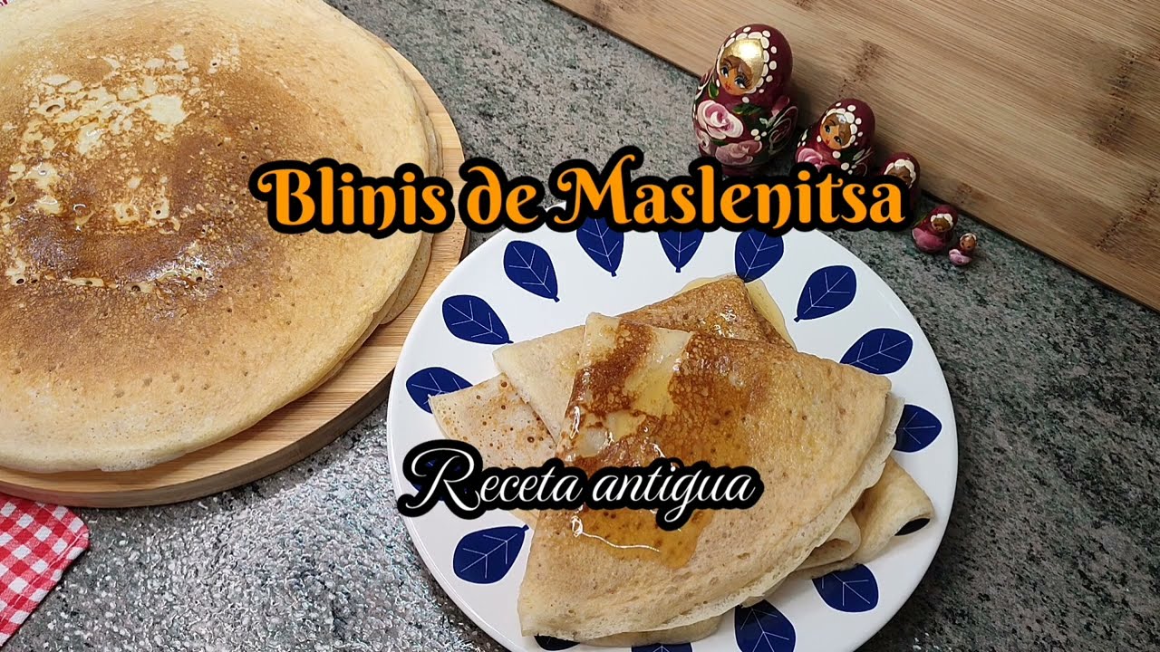 Blinis Rusos de Maslenitsa | Receta Original con Levadura