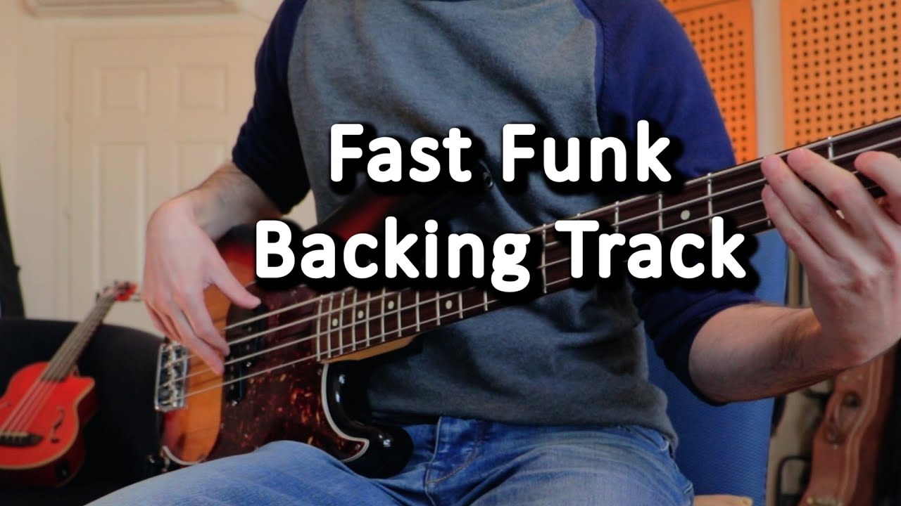 Fast FUNK Backing Track//Bass Line for Jamming & Improvising