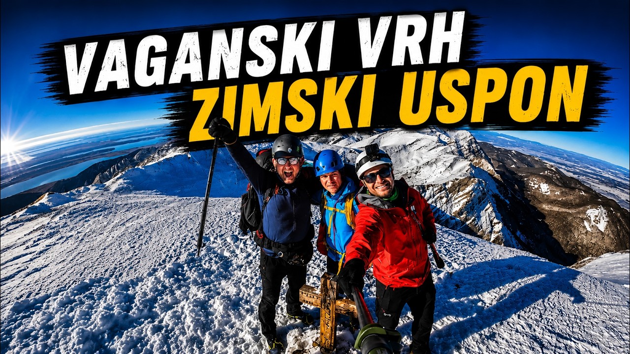 VAGANSKI VRH zimski uspon s noćenjem u Strugama