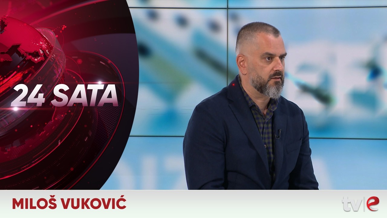 Informativna emisija: 24 sata - Miloš Vuković