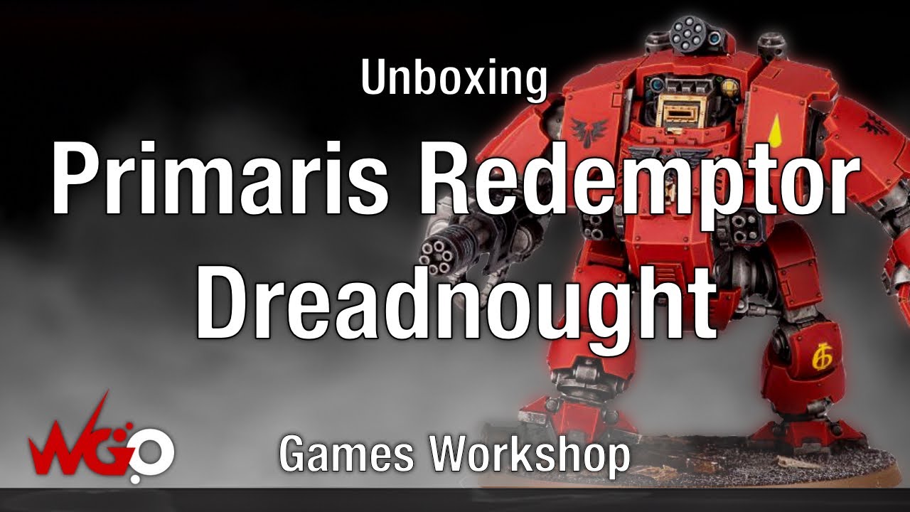 Games Workshop Primaris Redemptor Dreadnought Unboxing