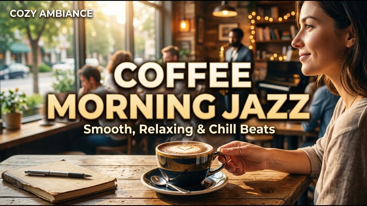 Warm Cozy Cafe Ambience Morning Playlist with Jazz and Bossa Nova Instrumental