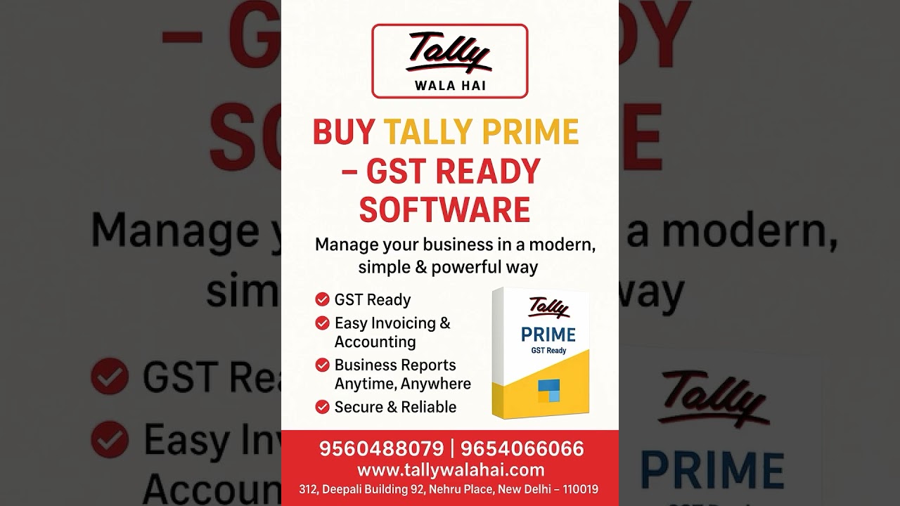 Tally Prime GST Ready Software | Buy at Best Price | Tally Wala Hai