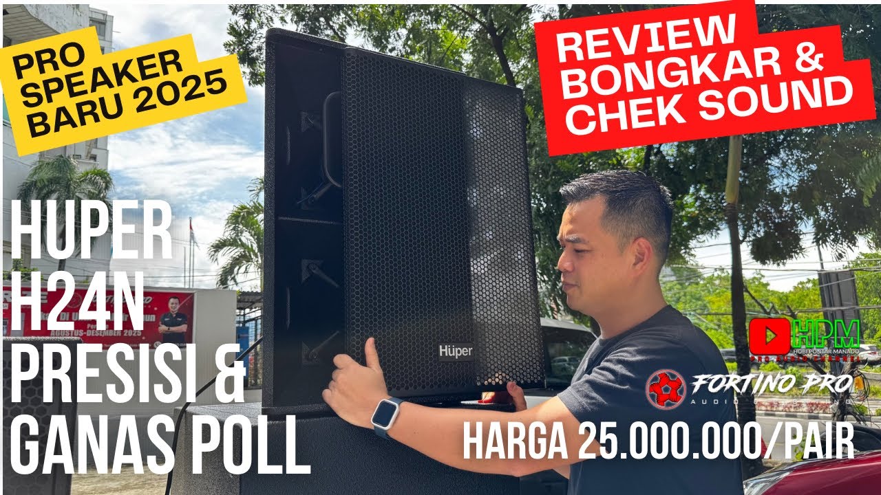 BARU..!! HUPER H24N SPEAKER PASIF GANAS POWER FULL // 2025
