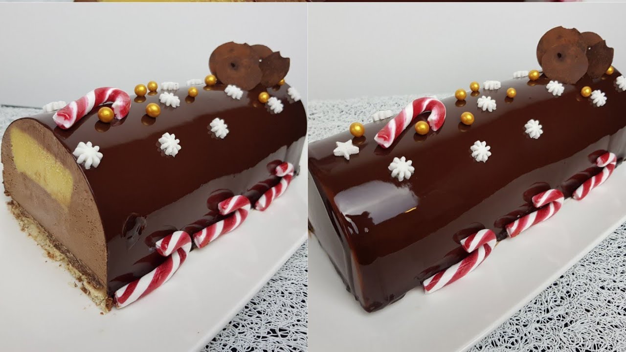 BÛCHE AU CHOCOLAT ET ORANGE