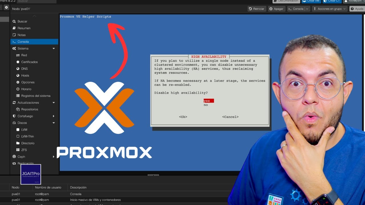 Para los PEREZOSOS o los que NO SABEN existen los Proxmox Helper-Scripts