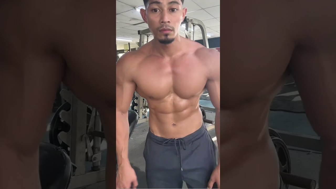 Handsome Malay Stud Muscular Workout Sweaty Sexy 