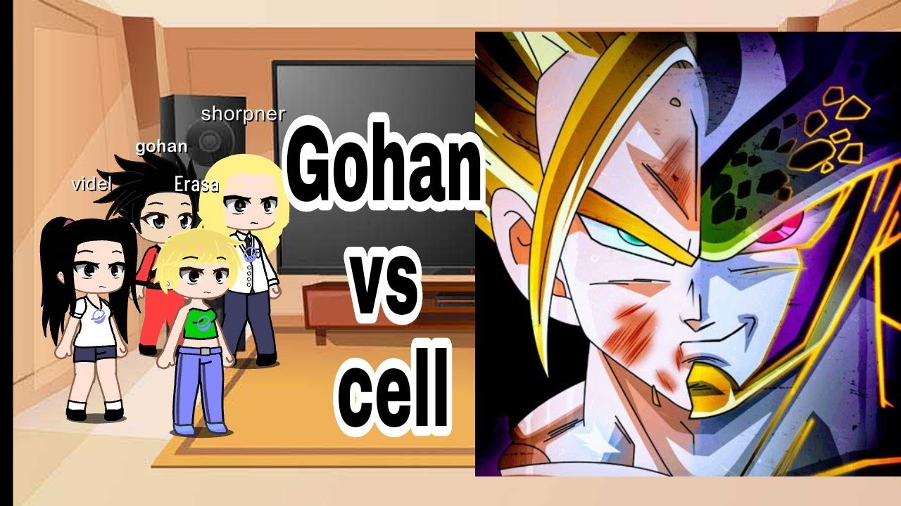 Gohan and his classmates react on cell games // RRR // (2)