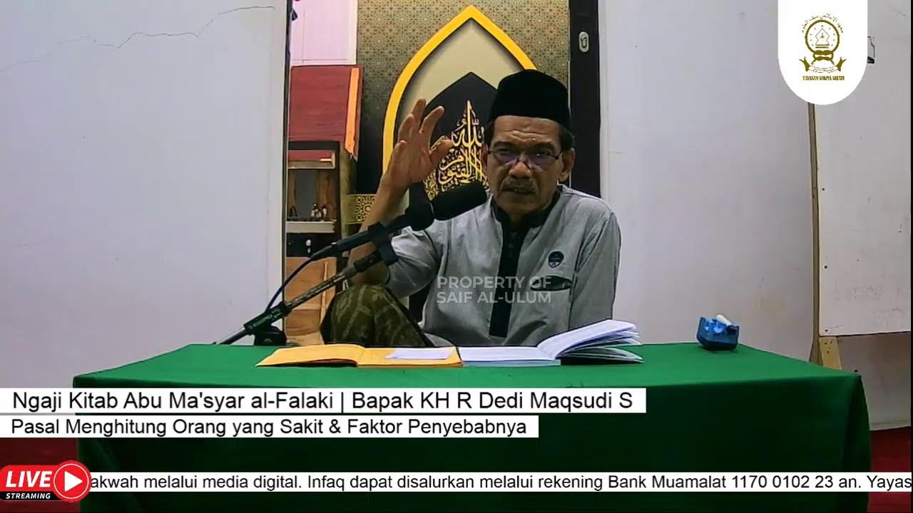 [ Ngaji Kitab Abu Ma'syar al-Falaki ] | Bapak KH R Dedi Maqsudi S