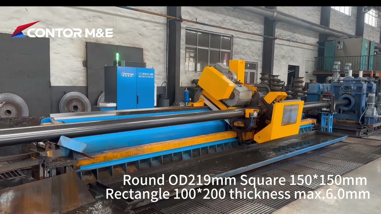 Biggest single blade flying saw from Contor