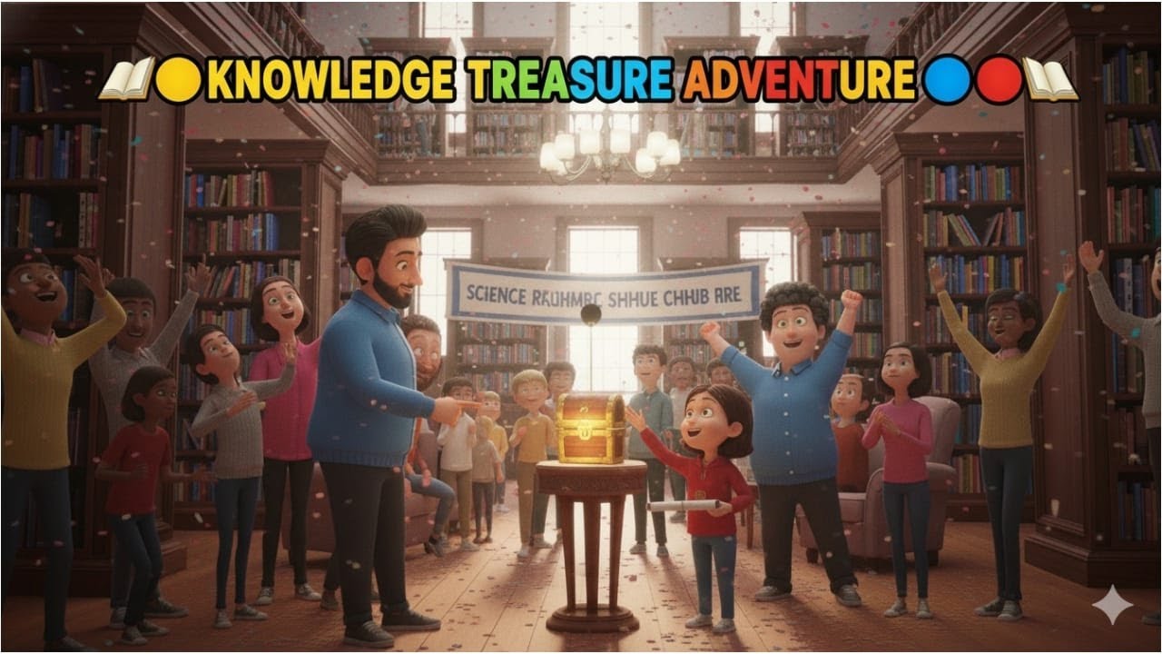 Knowledge Treasure Adventure | Haseeb & Anisa Zainab with Motu Patlu | 3D Animation