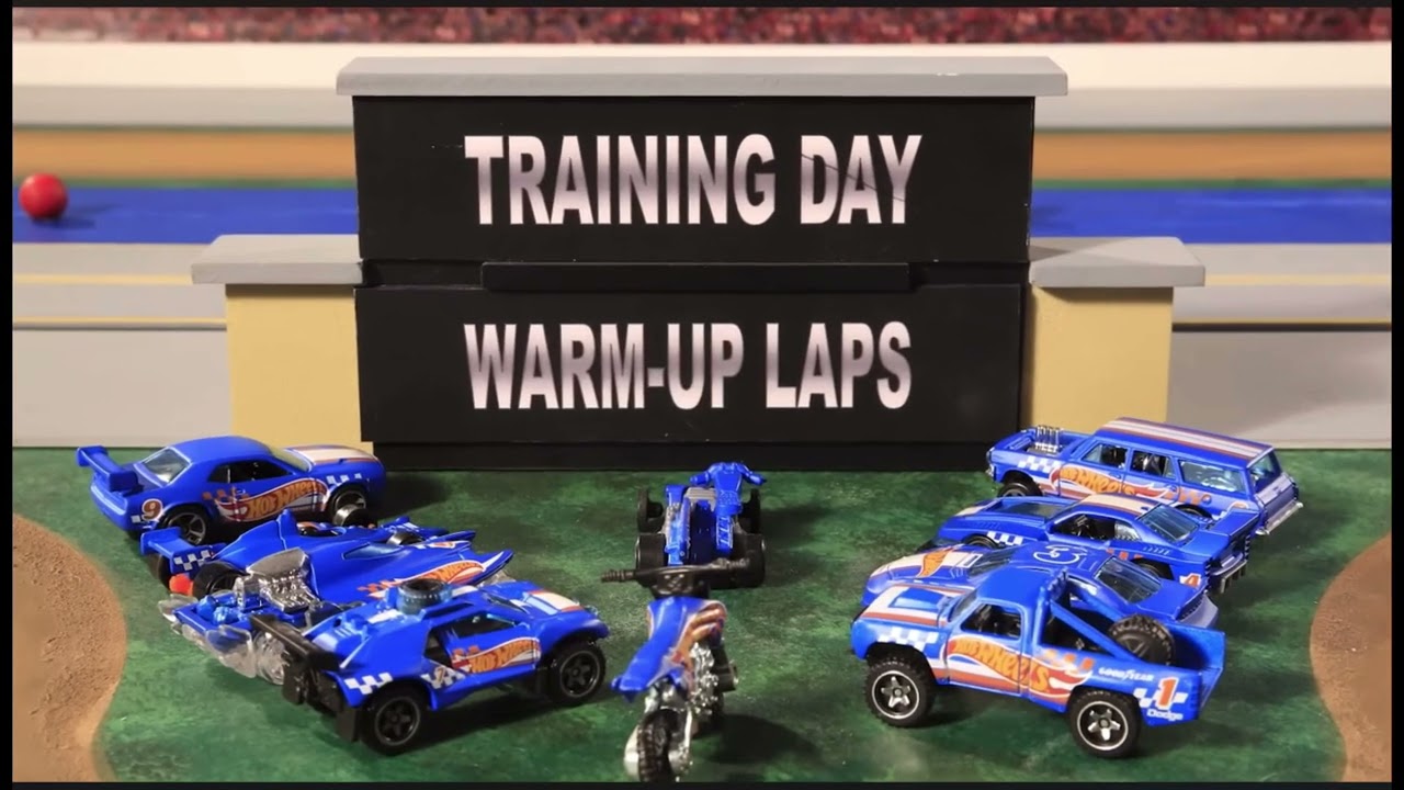 Hot Wheels HW Race Team in Training Day Getting Into Gear ⚙️ for Race Day 🏎️