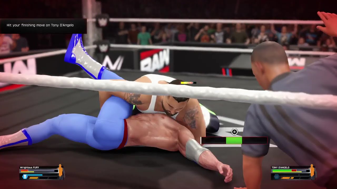 WWE 2K25: Wrighteous Fury Confronts Tony D'Angelo  ( The Don ) in Highly Anticipated Match!!!