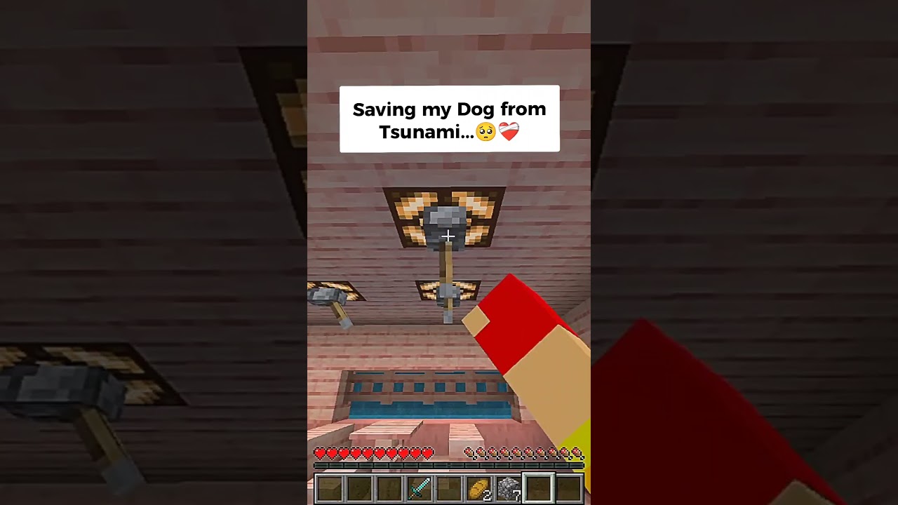 Minecraft: Epic rescue at the End...🤯💀 #minecraft #dog #emotional #viral #shorts