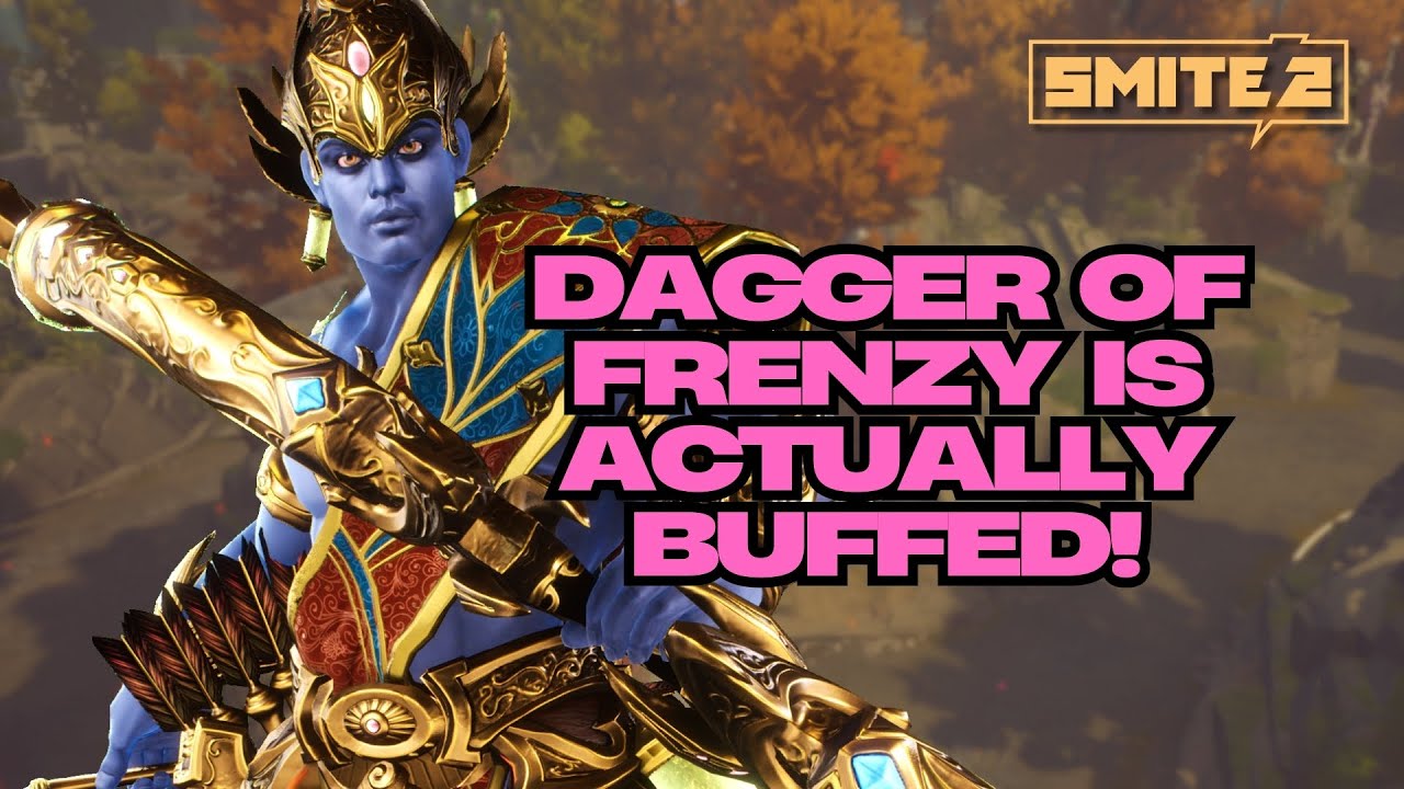 Кинжал безумия действительно улучшен! Рама из Smite 2