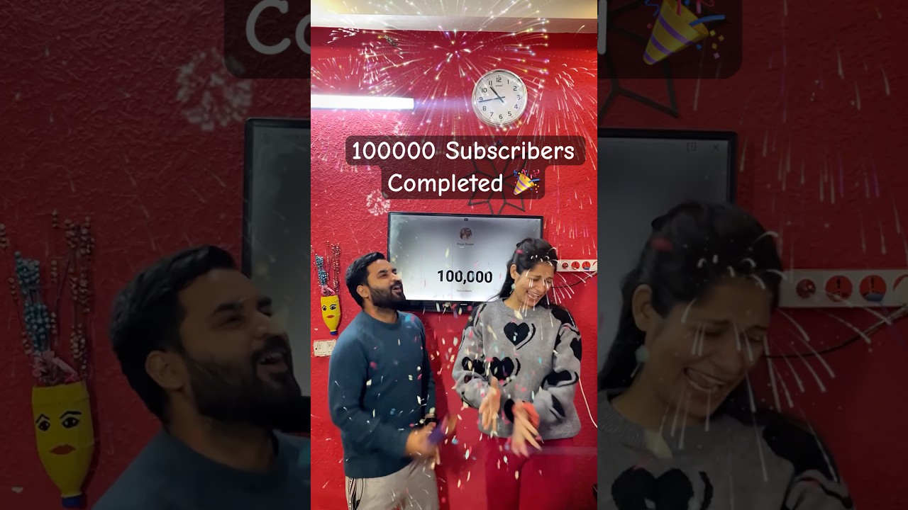 100000 Subscribers Completed #ytshorts #100ksubscribers #youtubejourney #viralshorts #shyammishra