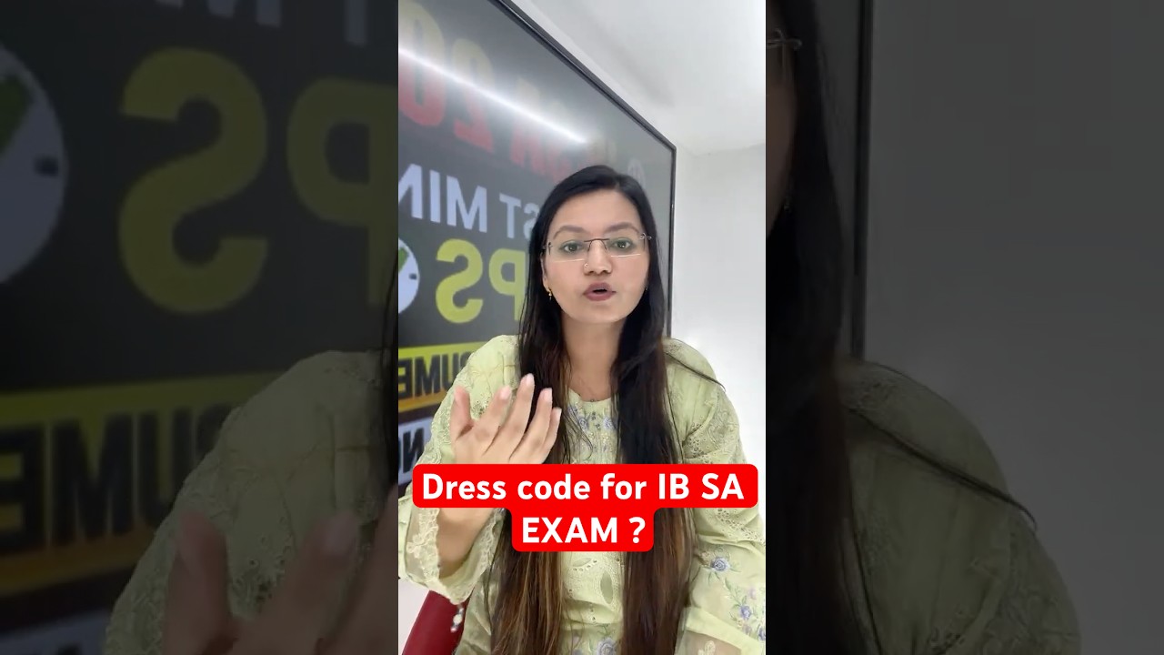 Dress code IB SA EXAM 2025 #ibsaexecutive #shortsfeed #shorts