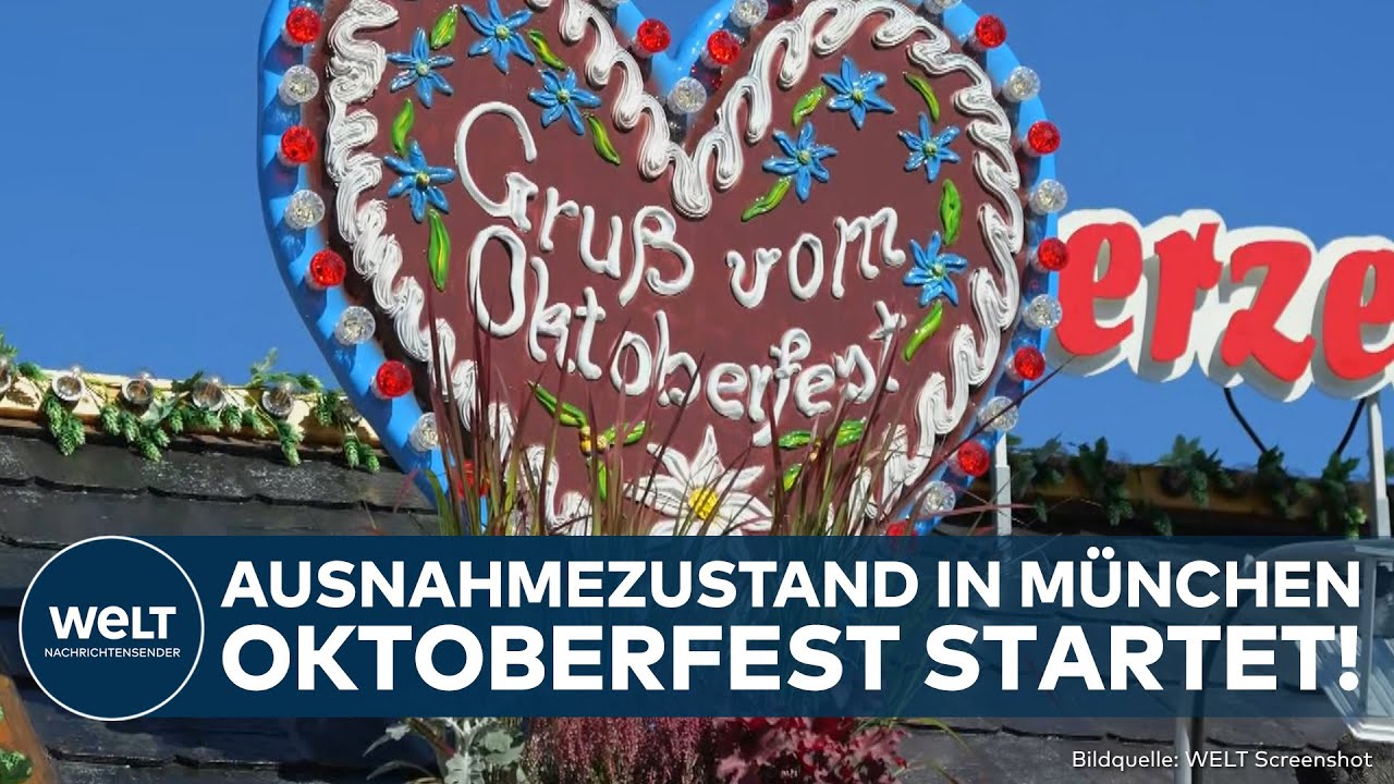 DEUTSCHLAND: Wiesn 2025 in Bayern! Oktoberfest in M&uuml;nchen startet!