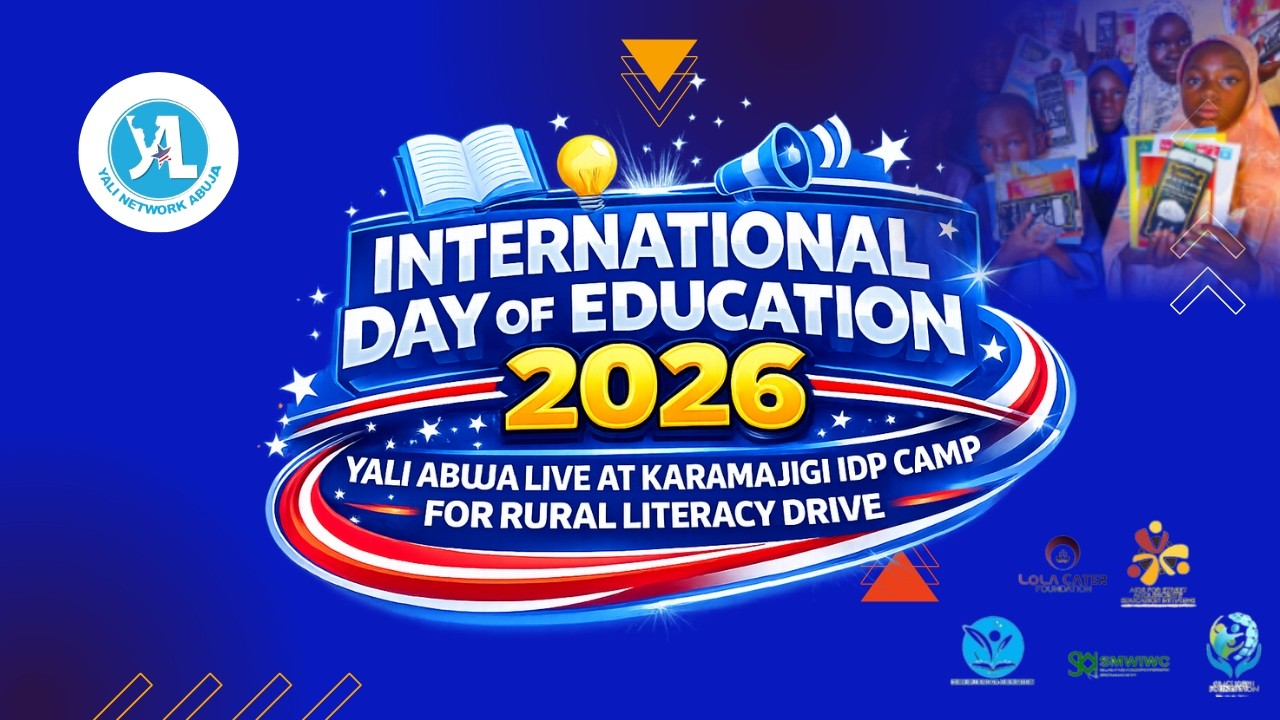 RURAL LITERACY DRIVE : International Day Of Education Initiative at Karamajiji IDP CAMP #YALIAbuja