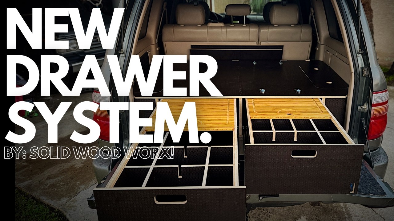 @SolidWoodWorx Storage & Sleeping System | 100 Series Land Cruiser Full Walkthrough.