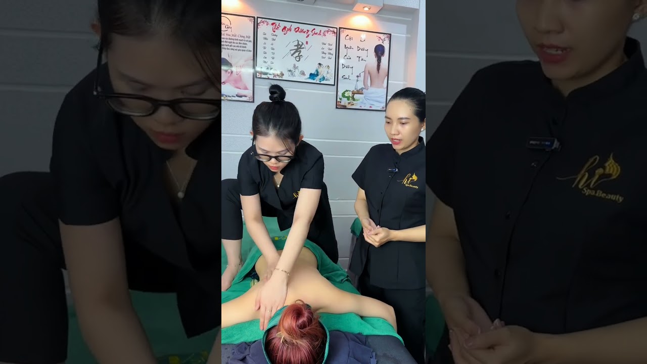 Hướng dẫn quy tr&igrave;nh massage lưng vai g&aacute;y cho người mới học - Phần 1
