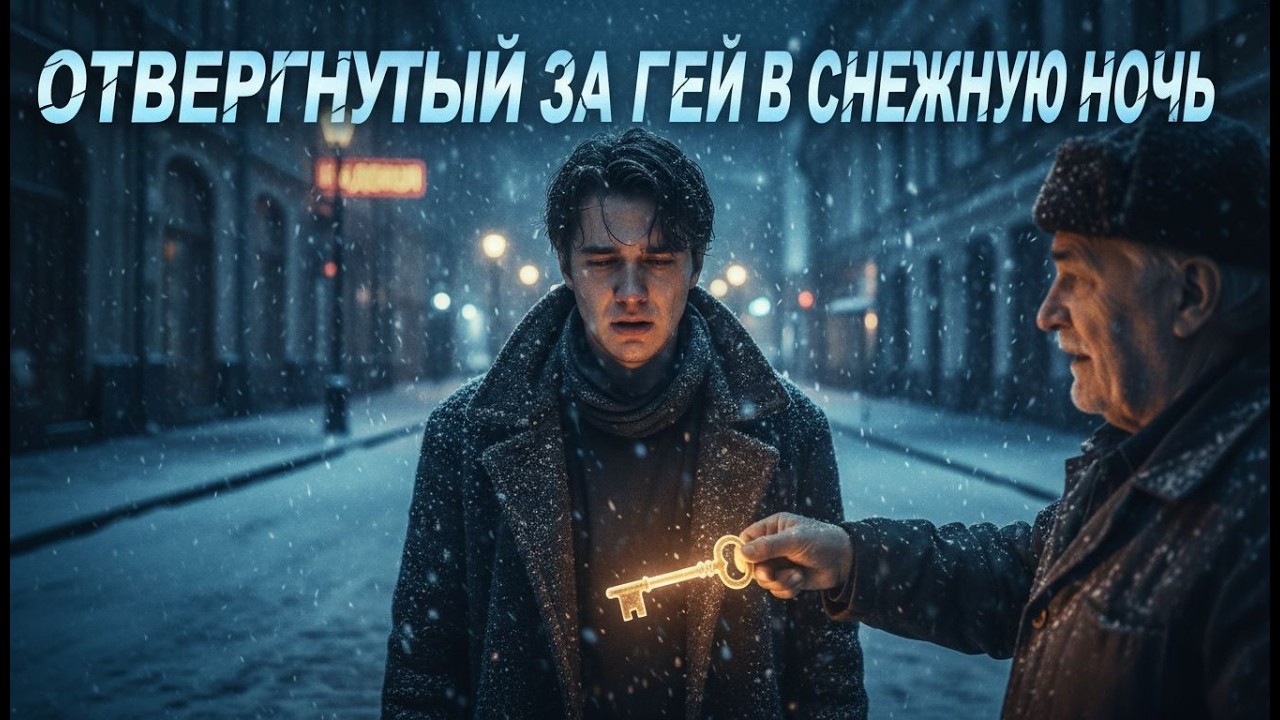 ОТВЕРГНУТЫЙ ЗА ГЕЙ В СНЕЖНУЮ НОЧЬ, УБОРЩИК ДАЛ КЛЮЧ И ПОКАЗАЛ ИСТИННОЕ ЗНАЧЕНИЕ СЕМЬИ