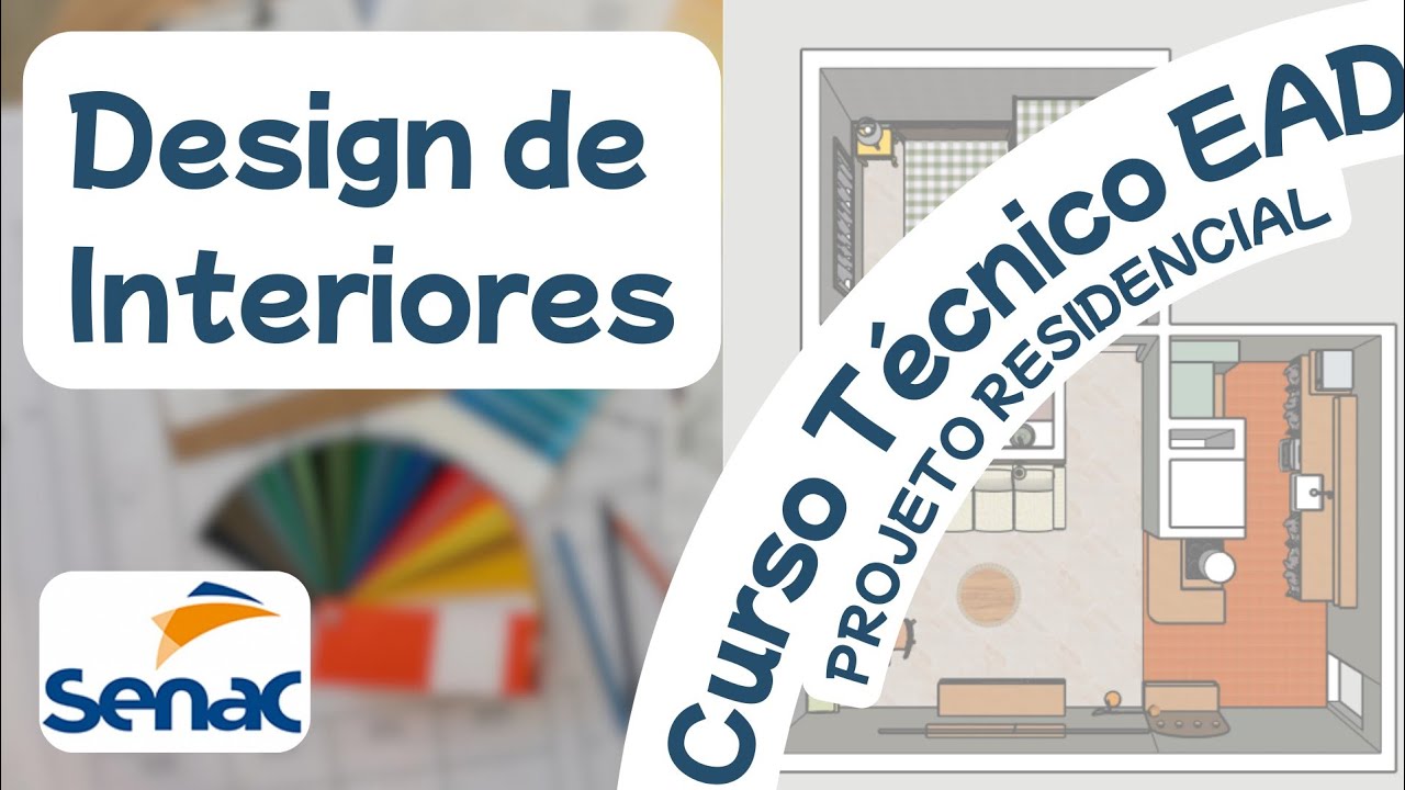 PROJETEI UM APÊ COMPLETO! | Como é fazer curso técnico EAD? ep. #7 | Design de Interiores | Senac