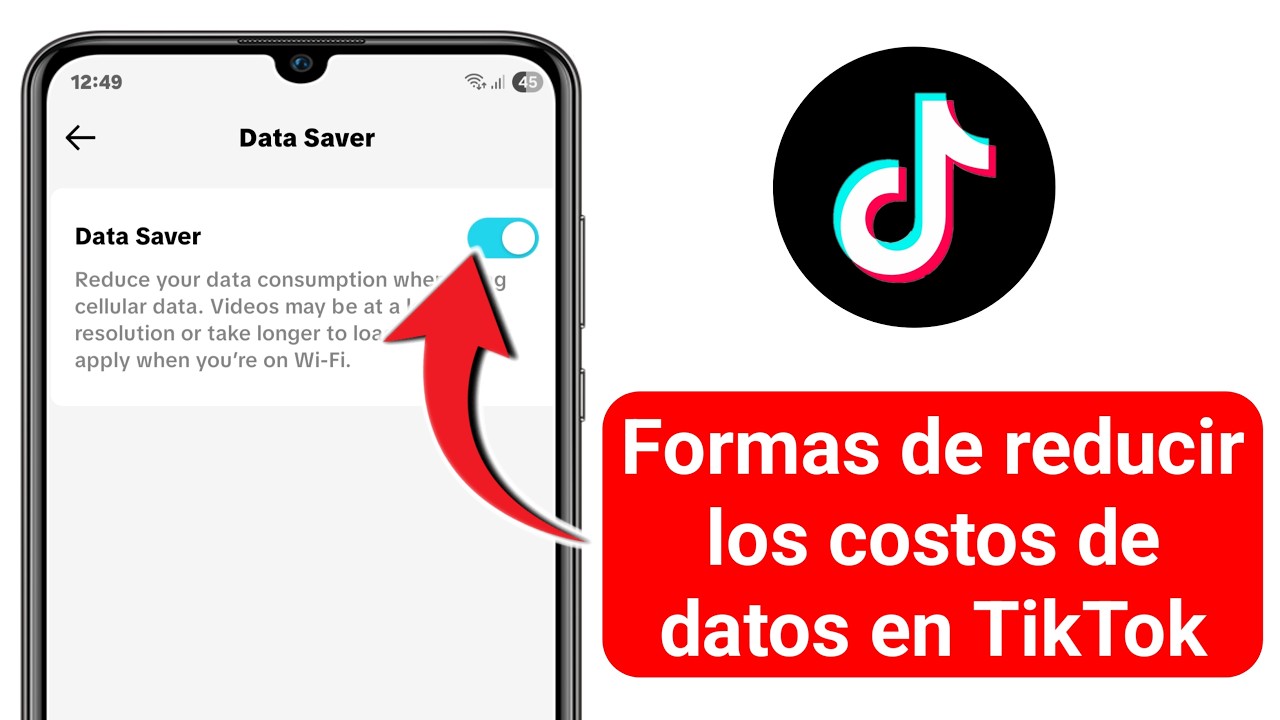 Cómo reducir el consumo de datos móviles al ver videos de TikTok