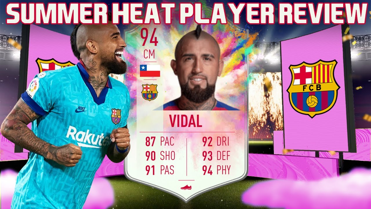 THE KING IS HERE! 94 SUMMER HEAT VIDAL PLAYER REVIEW! FIFA 20 ULTIMATE TEAM