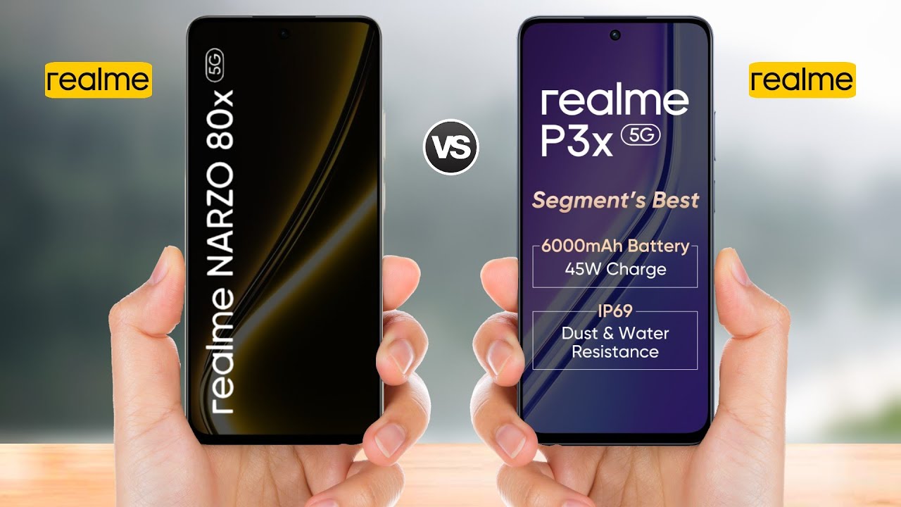 Realme Narzo 80x 5g vs Realme P3x 5g || Full Comparison