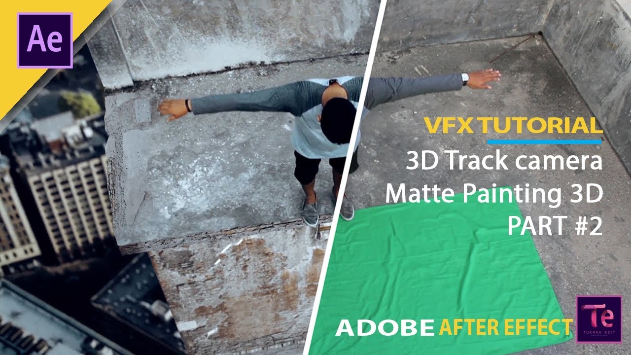 VFX Tutorial 3D track camera Part II (like a Spiderman)