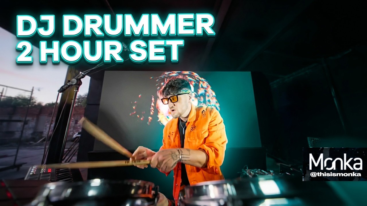 Monka Live Drummer DJ Set - 2hr Mix (FISHER, D.O.D, DIPLO, FRED AGAIN, JOHN SUMMIT, CHRIS LAKE)