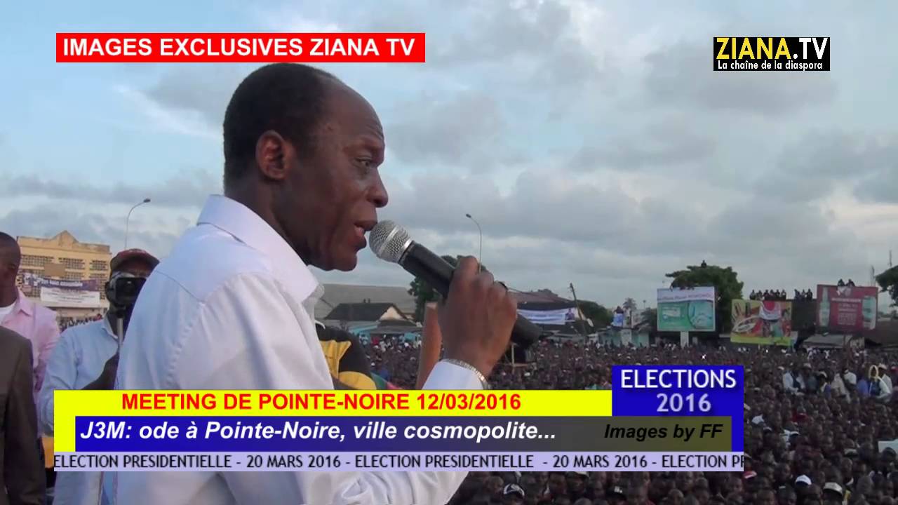 PRESIDENTIELLE 2016. Jean Marie Michel Mokoko: meeting de Pointe-Noire, ambiances, et discours
