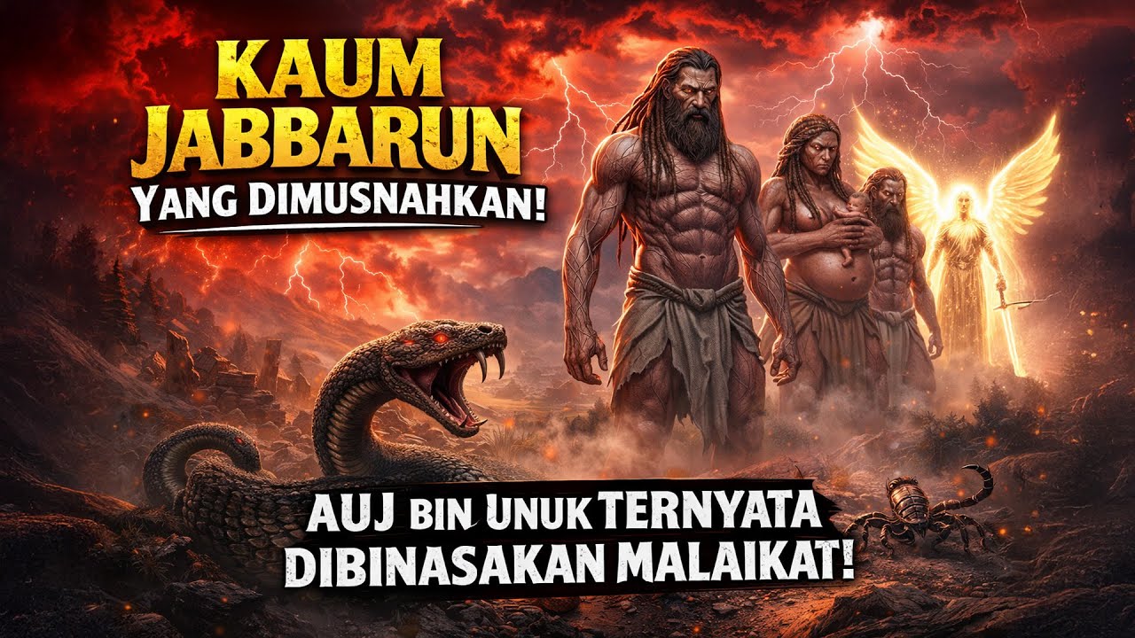 Kisah Kaum Jabbarun & Auj bin Unuk | Raksasa Sombong yang Ditumbangkan Allah