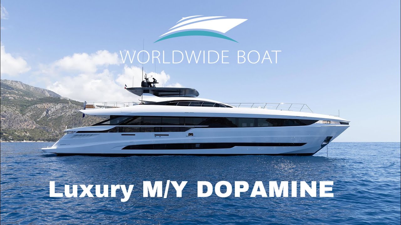 TOUR the BRANDNEW Charter Yacht 108' / 33m DOPAMINE from $110,000 A Week! Bahamas and Miami