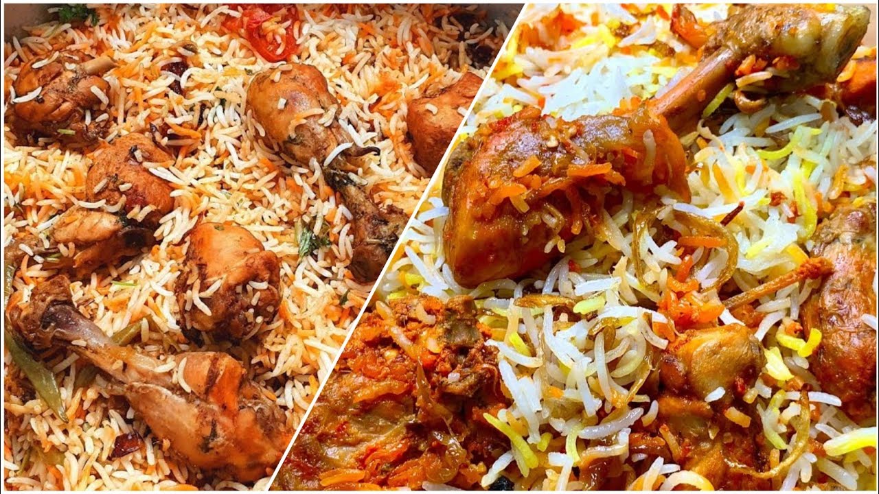 2 types easy & Very delicious Biryani for Eid (Mughlai zafrani chicken biryani & Masala Biryani 🔥