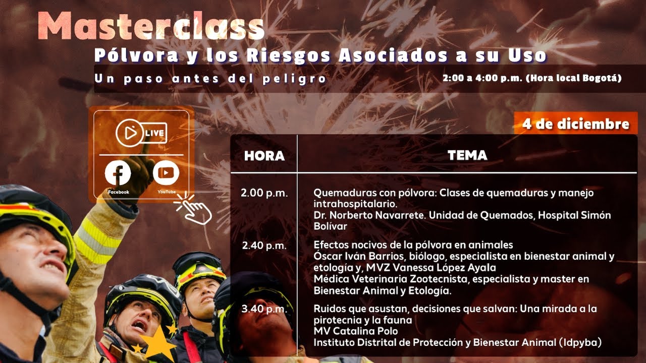 MasterClass Pólvora y los riesgos asociados a su uso - Día 3